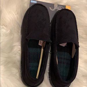 West loop men’s microfiber slippers